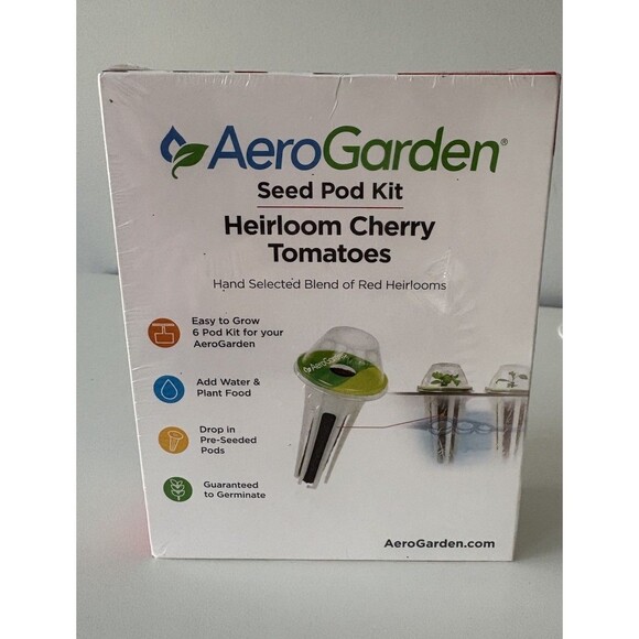 AeroGarden Heirloom Cherry Tomato Seed Pod Kit  6 Pods  SEALED Sell By 01/2023 - Picture 3 of 8